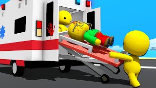 Saving a Ragdoll That Broke EVERY Bone - Wobbly Life Gameplay screenshot 2