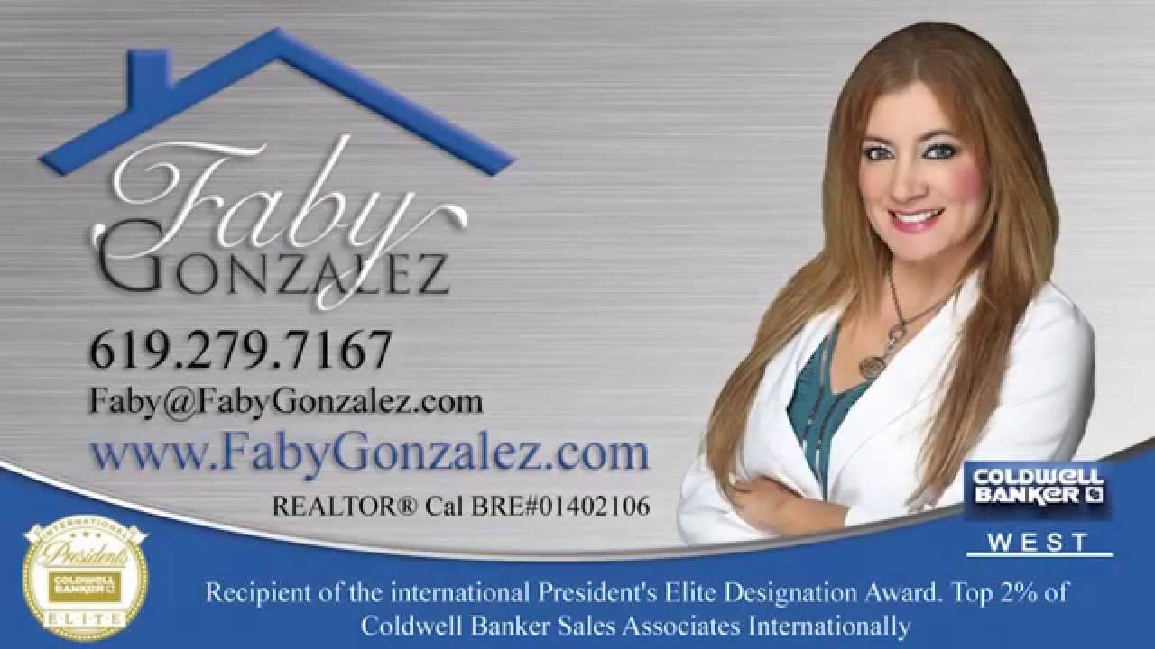 Realtor San Diego Faby Gonzalez (619) 2797176 Chula Vista, Bonita
