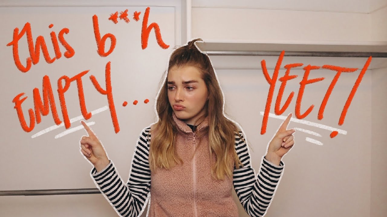 showing you ALL my clothes & EMPTYING my closet