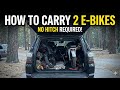 How I Carry 2 Electric bikes without a Bike Rack