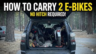 How I Carry 2 Electric bikes without a Bike Rack