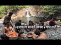       chicken party in jungle  dhodhavane waterfalls kokan forest