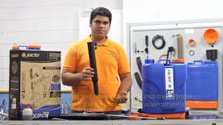 Jacto XP - How to do the maintenance of your knapsack sprayer
