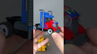 LEGO Optimus Prime Truck Build & Bumblebee Action Figure! #Transformers #OptimusPrime #Bumblebee
