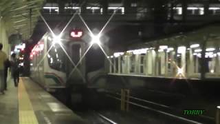 【10/14 ダイヤ改正 前夜 後編】 黒磯駅で最終の交流電車を見送る 翌朝一番列車充当のE531系も