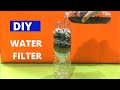 Diy water filter  water filter experiment  how to filter dirty water  science project