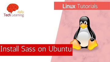 Install Sass on Ubuntu just under 90 seconds ( no voice)