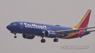 Southwest Airlines Boeing 737 MAX First Flight Missed Approach @ KMWH Moses Lake by OwnsGermany 11,445 views 6 years ago 1 minute, 56 seconds