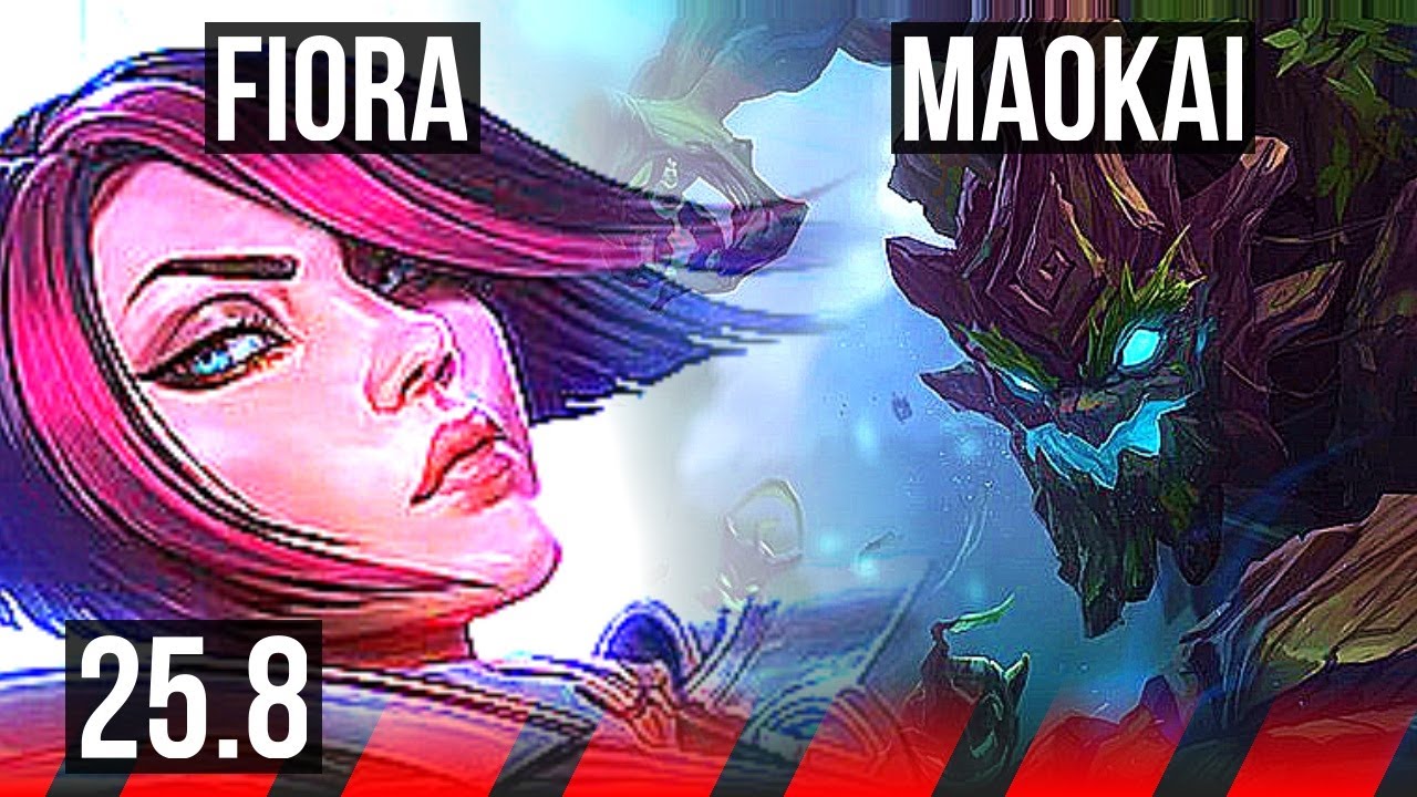 FIORA vs MAOKAI (TOP) | KR Diamond | 25.8