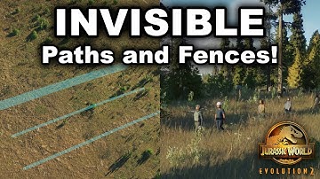 INVISIBLE Paths and Fences! Jurassic World Evolution 2 Mod: EPPF