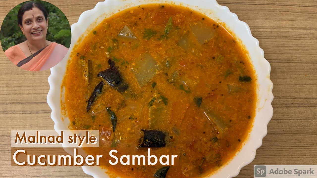Cucumber Sambar | Malnad Style Cucumber Sambar Recipe | - YouTube