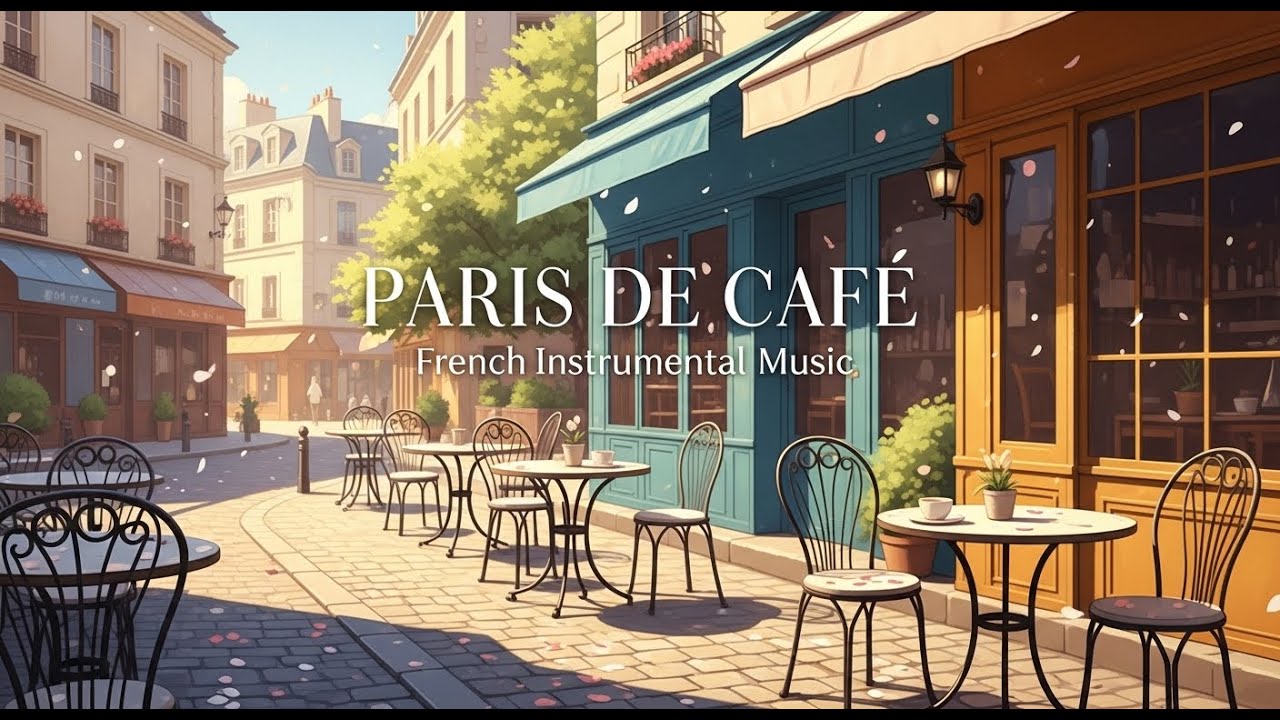 🇫🇷 PARIS CAFÉ 🗼 Relaxing French Instrumental Music | Guitar & Accordion Coffee Vibes