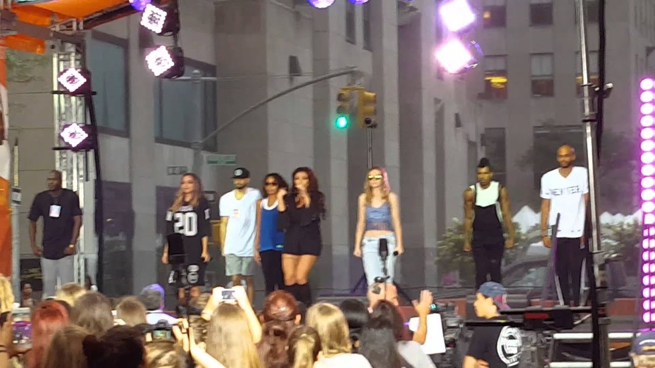 Little Mix - Black Magic Second Rehearsal - Today Show Concert 8/19/15