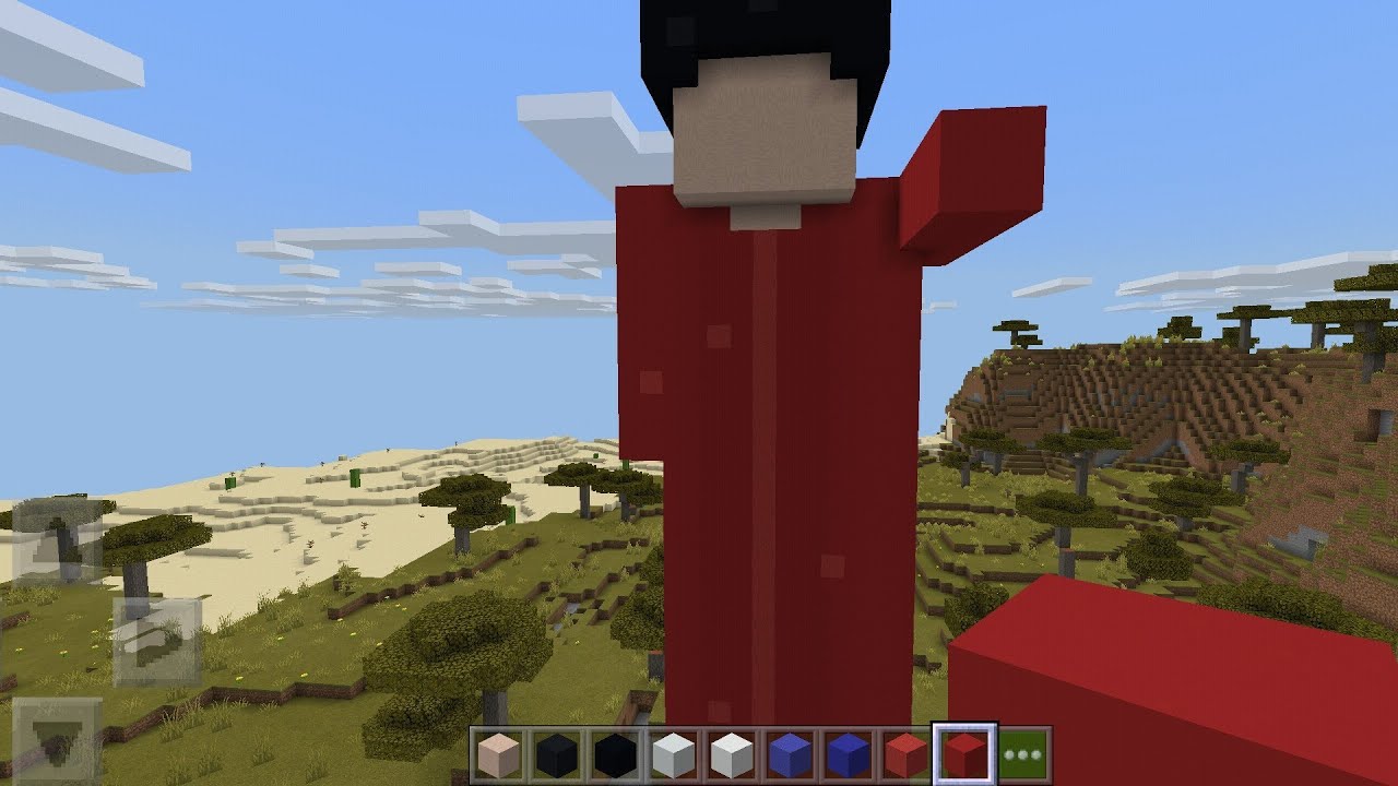 I built my staute in Minecraft 