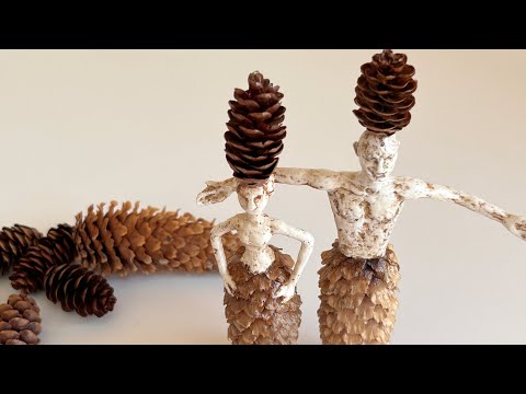 How to transform a pinecone into a person? See the process