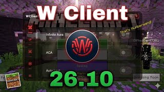 🔥WClient For MCPE 26.10 Is Here 🤯 | Apollon Client For 26.10, Toolbox , FPS Boost Client ✅