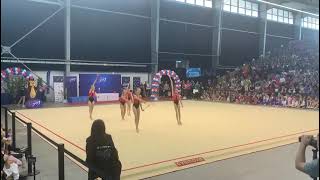 National 10-11 Strasbourg GRS 2023/24. Championnat de France à La Roche-Sur-Foron.