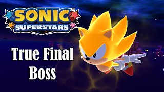 Sonic Superstars - True Final Boss & Ending (Last Story)
