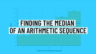 Finding the Median of an Arithmetic Sequence - Algebra ACT/SAT Math Practice