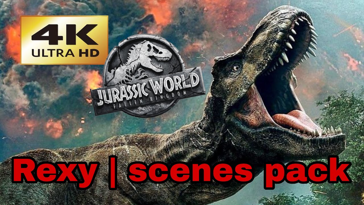 Rexy | scenes pack | jurassic world fallen kingdom 