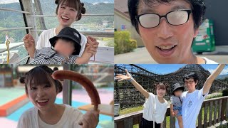 Mitsutomo Family👶🏻Went to an amusement park for the first time