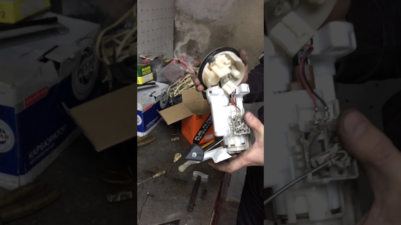 Toyota Corolla e120 замена топливного фильтра Часть 4