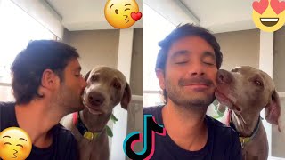 KISS YOUR DOG ON THE HEAD PART 4  TIKTOK TRENDS ❤CUTE AND SWEET DOGS