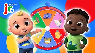 CoComelon Lane Mystery Wheel of BIG Firsts!  Netflix Jr