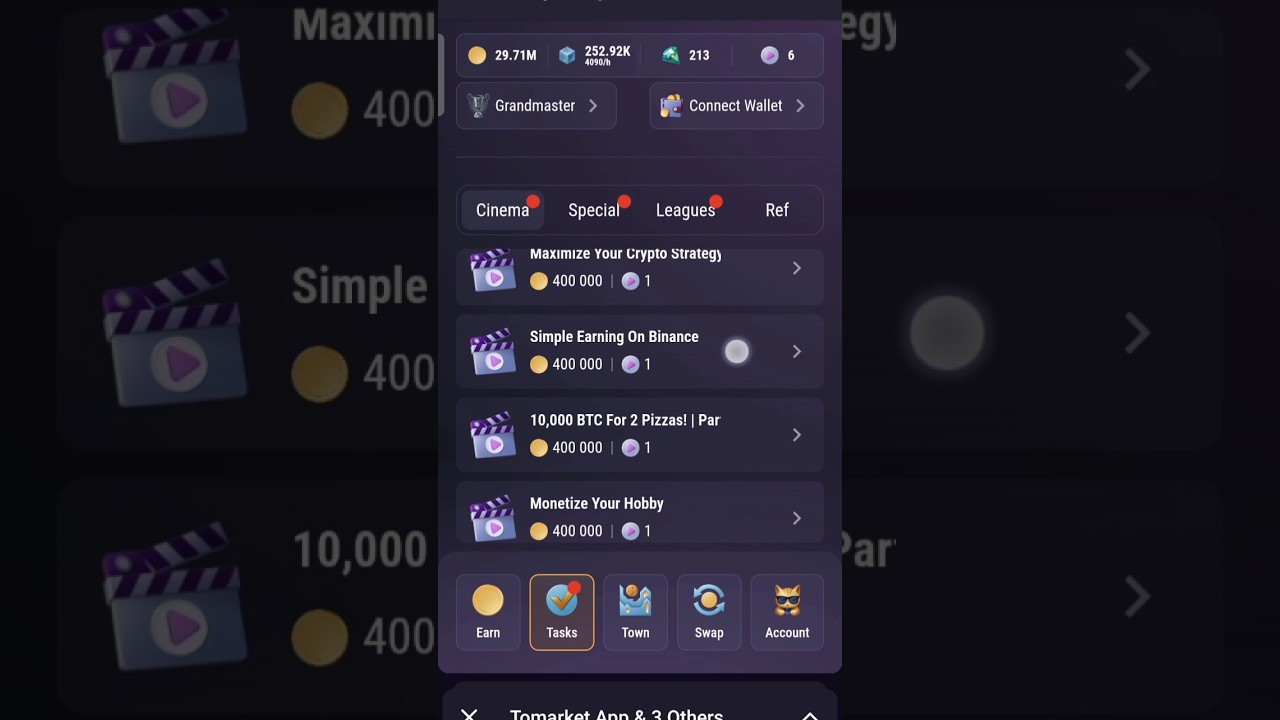 Simple Earning On Binance ! Tapswap Daily Video Code 28 August