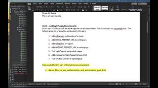 Tutorial: IS439 ESU Authentication and Authorization Assignment - Part 1
