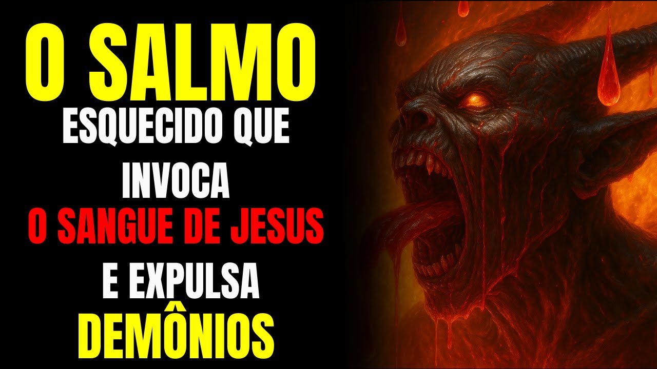 O SALMO ESQUECIDO que INVOCA o SANGUE DE JESUS e EXPULSA DEMÔNIOS (Oração de Guerra)
