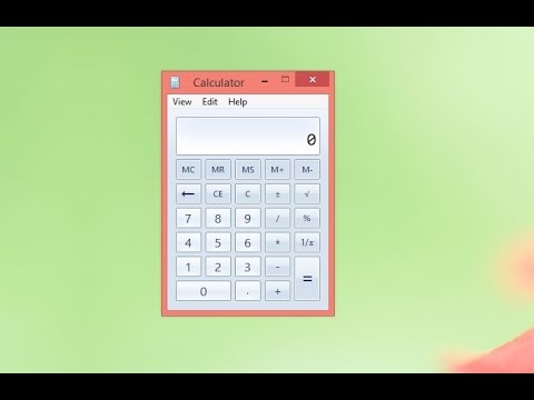 shortcut key for calculator in windows 8