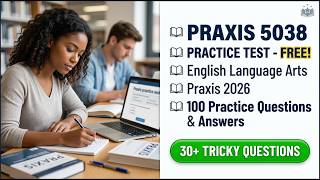 Praxis 5038 Practice Test Free 2026 English Language Arts 100 Questions