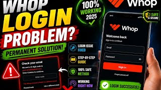 Whop Login & Sign In Problem FIXED 🚨 New Update for Everyone! News