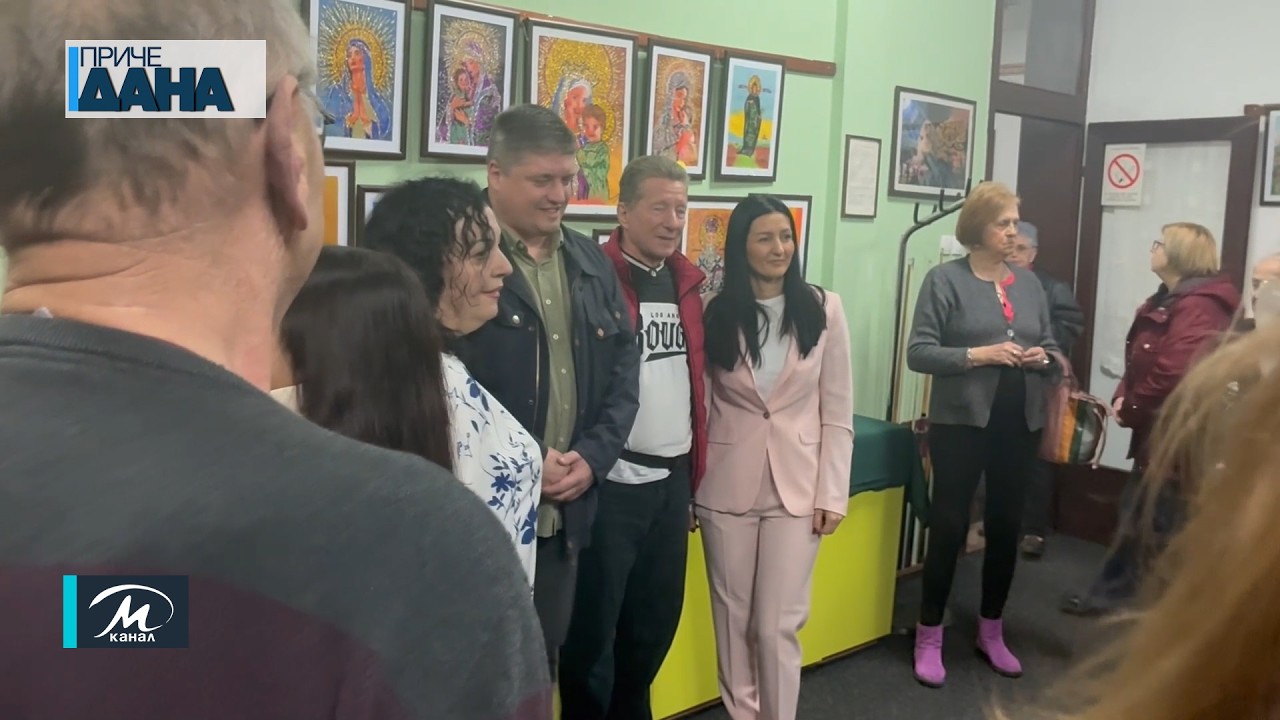 Izložba slika, graviranih šolja i unikatnih lovačkih noževa Zorana Anđelkovića Belje