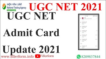 UGC NET Admit Card Update 2021ugc net admit card 202 | ugc net exam admit card 2021