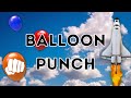 Balloon punch fitness game  at home family fun workout get active games