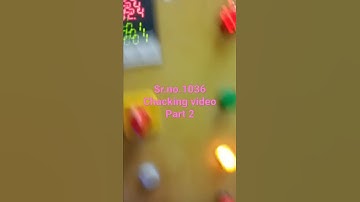 1+1 bottling plant counting system machine chacking video serial number1036 part 2