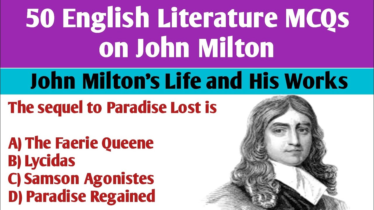 50 вопросов с несколькими вариантами ответов по английской литературе | Подготовка к конкурсным э...