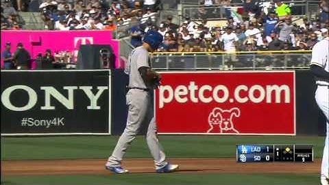 LAD@SD: Seager drives in first run of Dodgers
