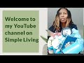 Welcome to my Youtube Channel on Simple Living/ decluttering/living with Less and Giving