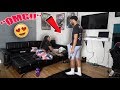 MY "THING" GOT HARD PRANK ON MY EX GIRLFRIEND!! *SHE WENT CRAZY**