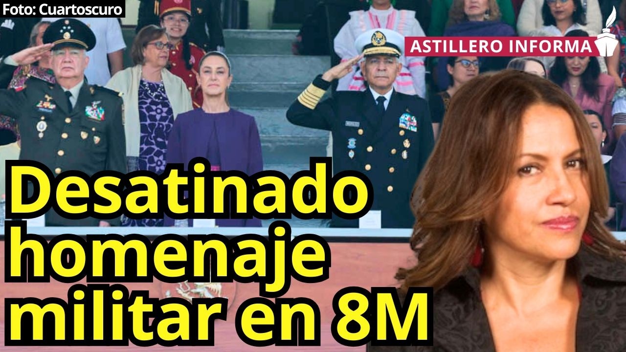 El militarismo es extensión del sistema patriarcal; error arroparlo el Día de la Mujer: Jacaranda