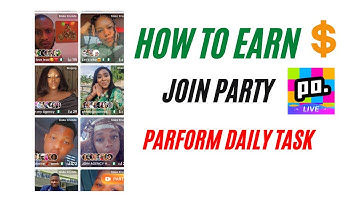 How To Perform Party Task on Poppo app and how to add Name Identity on PoppoLive