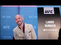 UFC 209: Alistair Overeem Crashes Lando Vannata Interview, Sings Praises