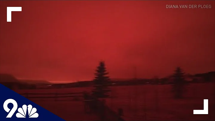 Dark red skies, clouds of smoke: Viewer videos sho...