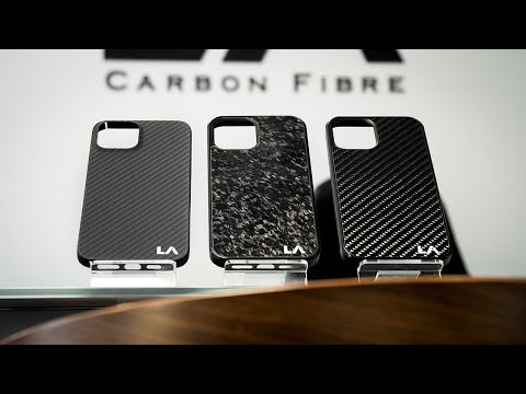 WHICH IS BEST? 3 X CARBON FIBRE CASES For iPhone 12  - Forged, Gloss & Matte