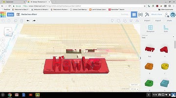 Creating a Name Plate in Tinkercad