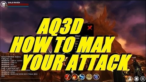 AQ3D How To Max Your ATTACK! AdventureQuest 3D