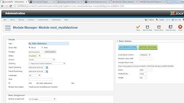 My Slide Slideshow Joomla Module